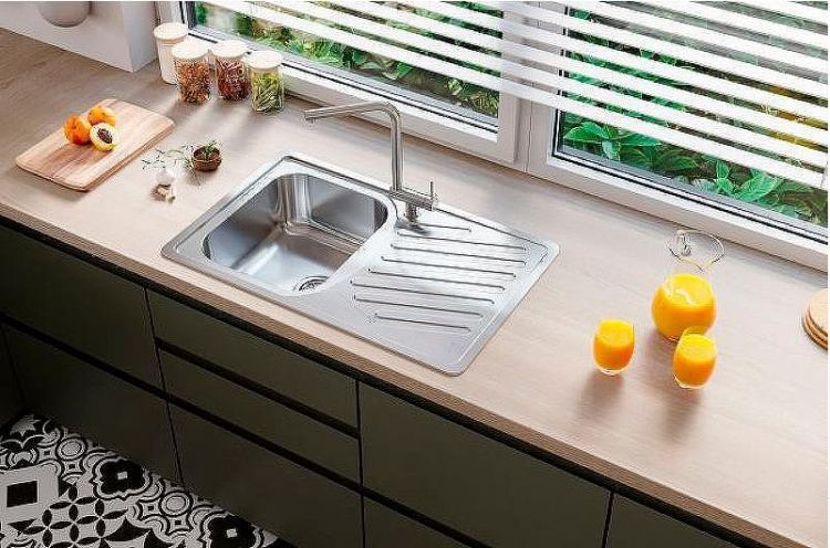 Кухонная мойка Alveus Elegant 30 LEI 90 FI 810x510 1126349 Перфорированная сталь