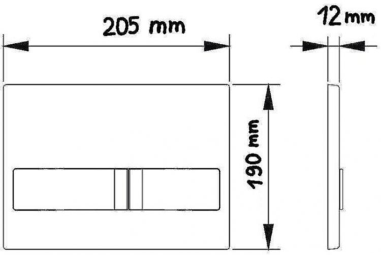 Клавиша смыва beWash Fide P03SC 500RZVP0300PK0000001 Хром глянцевый Клавиша смыва beWash Fide P03SC 500RZVP0300PK0000001 Хром глянцевый