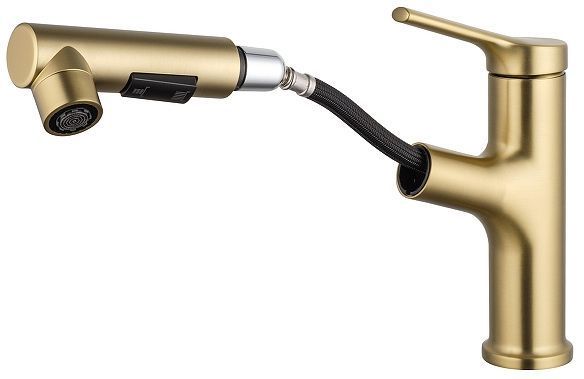 Смеситель для раковины Wonzon & Woghand WW-A40862-BG цвет Брашированное золото Смеситель для раковины Wonzon & Woghand WW-A40862-BG цвет Брашированное золото