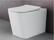 Унитаз CERAMICANOVA Cubic Rimless напольный приставной CN1809