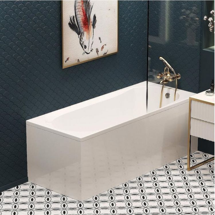 Акриловая ванна Corpa Nera Milano 150x70 CN05007WH без гидромассажа Акриловая ванна Corpa Nera Milano 150x70 CN05007WH без гидромассажа