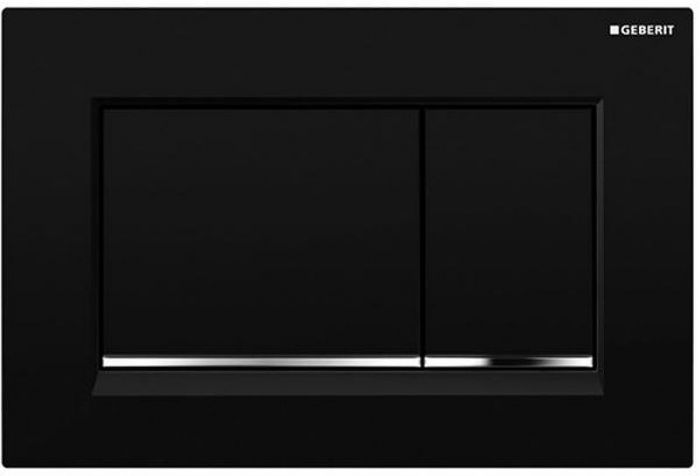 Клавиша смыва Geberit Sigma 30 115.883.KM.1 Черный/хром