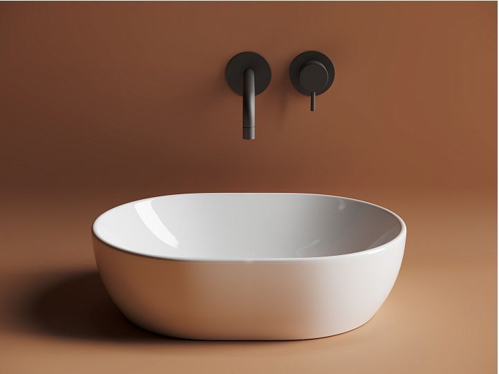 Умывальник CERAMICANOVA Element чаша накладная овальная 480x350x140 мм CN6019
