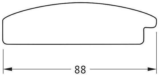 Зеркало Evoform Octagon 71х71 BY 7407 в багетной раме - Серебряная кольчуга 88