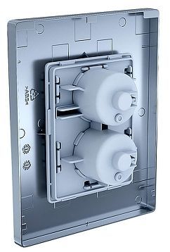 Клавиша смыва Aquatek PNN-0000004 цвет Оружейная сталь матовая