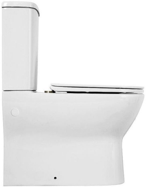 Унитаз компакт BelBagno Energia BB8134CPR/SC без бачка с сиденьем Микролифт