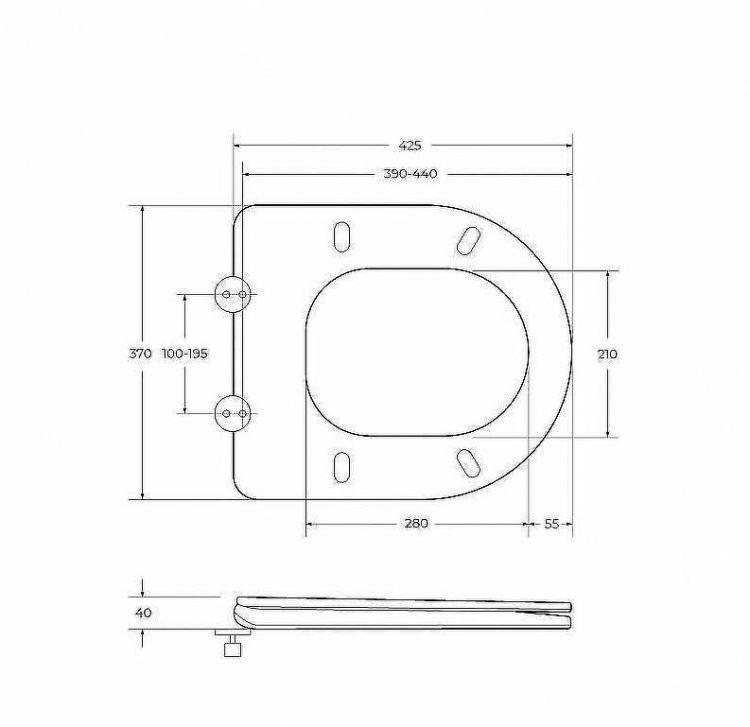Унитаз компакт BelBagno Energia BB8134CPR/SC без бачка с сиденьем Микролифт