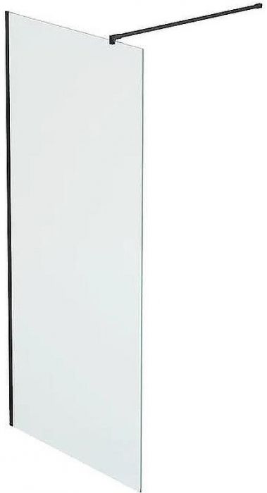 Душевая перегородка Reflexion Walk in 90 RX20090CBL-14 профиль Черный матовый стекло прозрачное