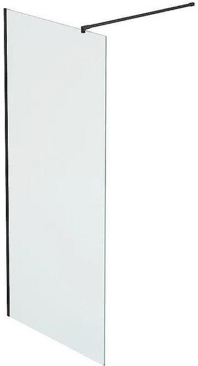 Душевая перегородка Reflexion Walk in 90 RX20090CBL-14 профиль Черный матовый стекло прозрачное