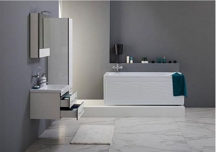 Зеркальный шкаф Aquanet Верона 58 L Белый 175344