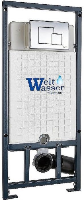 Инсталляция WeltWasser WW Marberg 507 SE CR 10000008209 для унитаза с клавишей смыва Хром