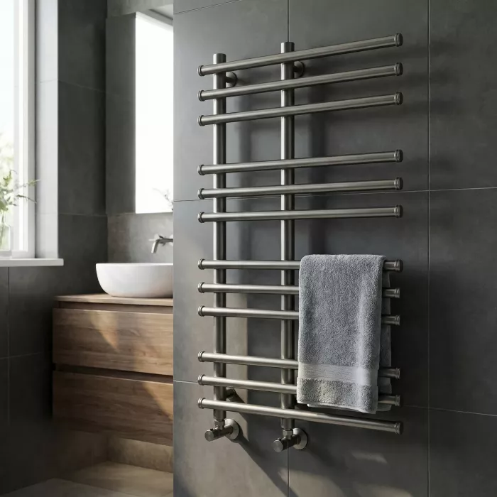 Полотенцесушитель электрический Secado Турин 3 100x20x60 графит