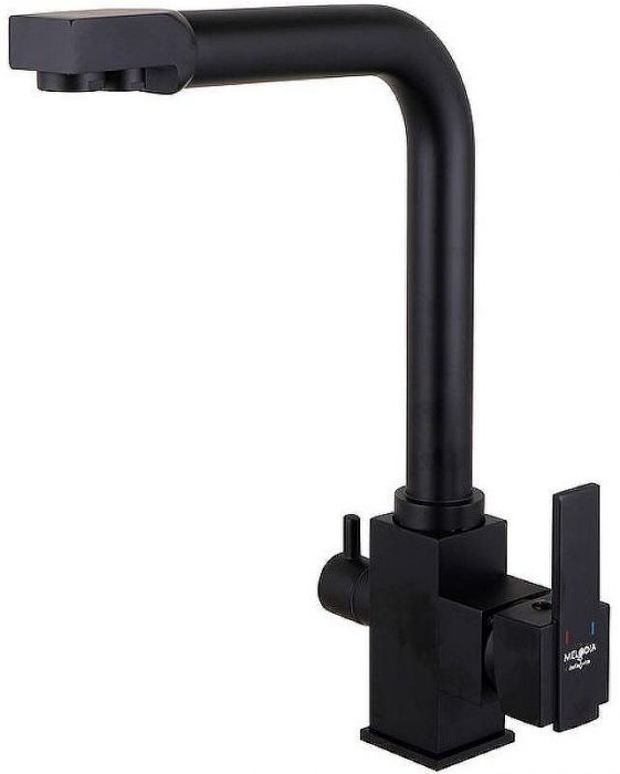 Смеситель для кухни Melodia della vita Perfetto MDV30201bk Черный