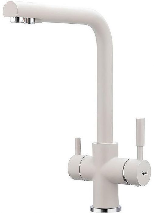 Смеситель для кухни Frap H52 F4352-24 Молочный