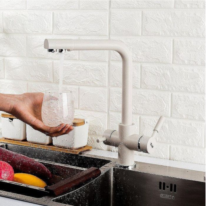 Смеситель для кухни Frap H52 F4352-24 Молочный