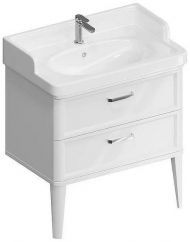 Тумба под раковину Kerama Marazzi Pompei 80 PO.M.80.2\WHT цвет Белый глянцевый