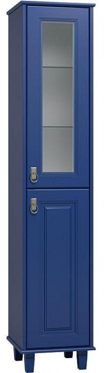 Шкаф пенал Misty Версаль 37 R П-Вер05035-111ВСП Синий матовый Шкаф пенал Misty Версаль 37 R П-Вер05035-111ВСП Синий матовый