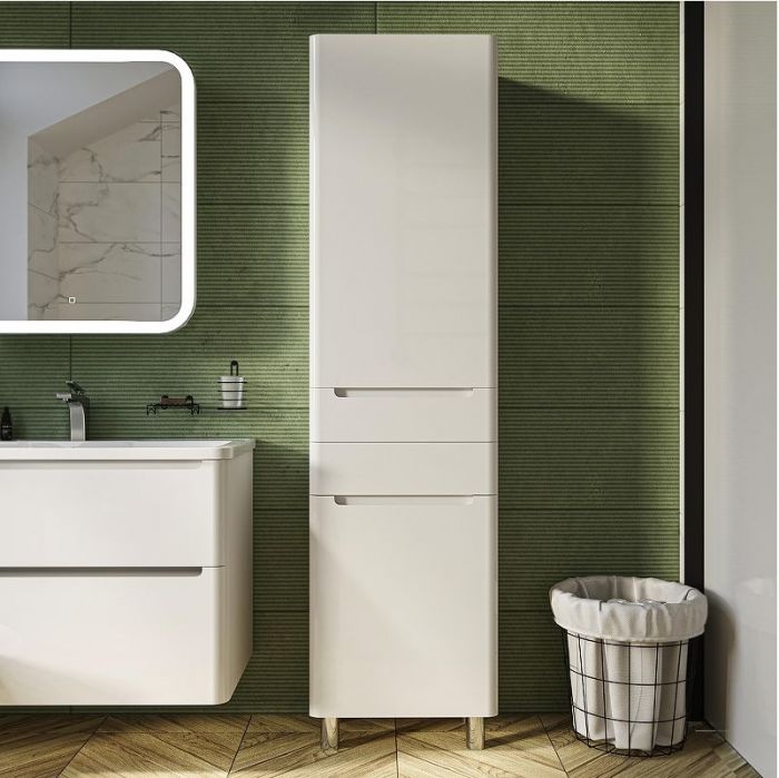 Шкаф пенал STWORKI Монтре 50 Мон.04.190/N/W цвет Белый