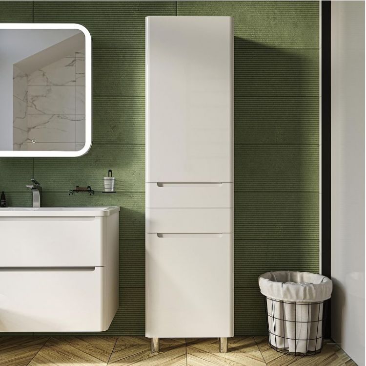 Шкаф пенал STWORKI Монтре 50 Мон.04.190/N/W цвет Белый