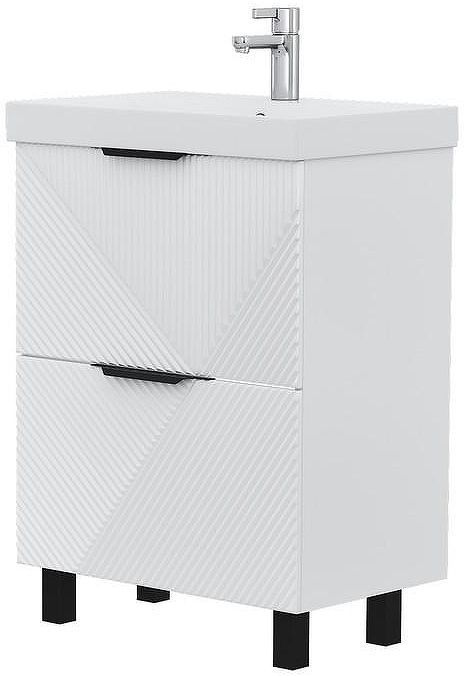 Тумба под раковину Volna Geometry 60 tnGEOMETRY60.2Y-01 цвет Белый