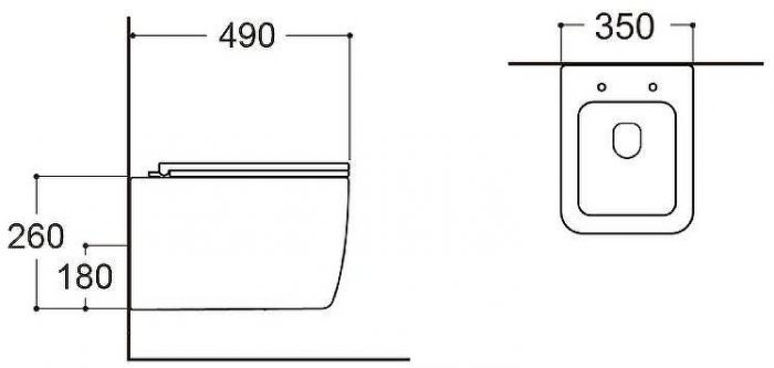 Комплект унитаза WellWant Tesoro WWU01111W с инсталляцией Berges Wasserhaus Novum D5 040235 с сиденьем Микролифт и Черной клавишей смыва