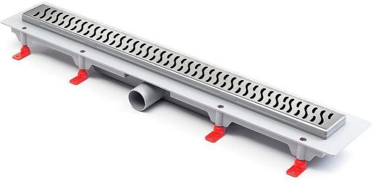 Душевой лоток Paini Harmony 750 CH750HN с решеткой Хром глянцевый