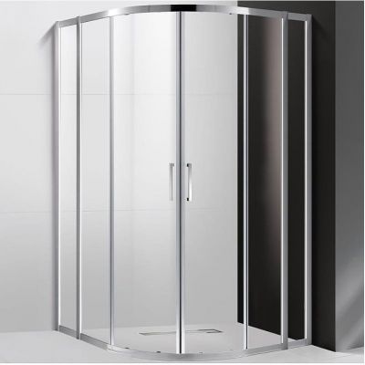 Душевой уголок Cezares Molveno R-22 120х120 MOLVENO-R-22-100+20-C-Cr-IV профиль Хром стекло прозрачное