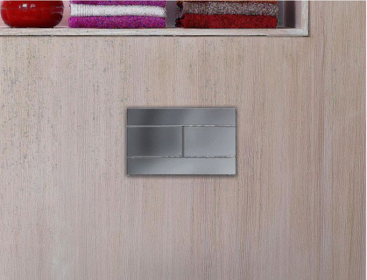 Комплект унитаза WellWant Aura WWU01121WK с сиденьем Микролифт и инсталляцией Jacob Delafon E29025-NF+E4316-CP с сиденьем Микролифт и клавишей смыва Хром