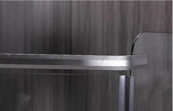 Душевой уголок Esbano ESR-8170 100x100 ESUGR8170 профиль Хром стекло рифленое