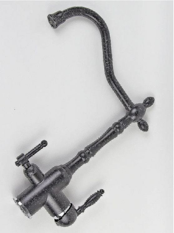 Смеситель для кухни Viko V-5324 Черный мрамор