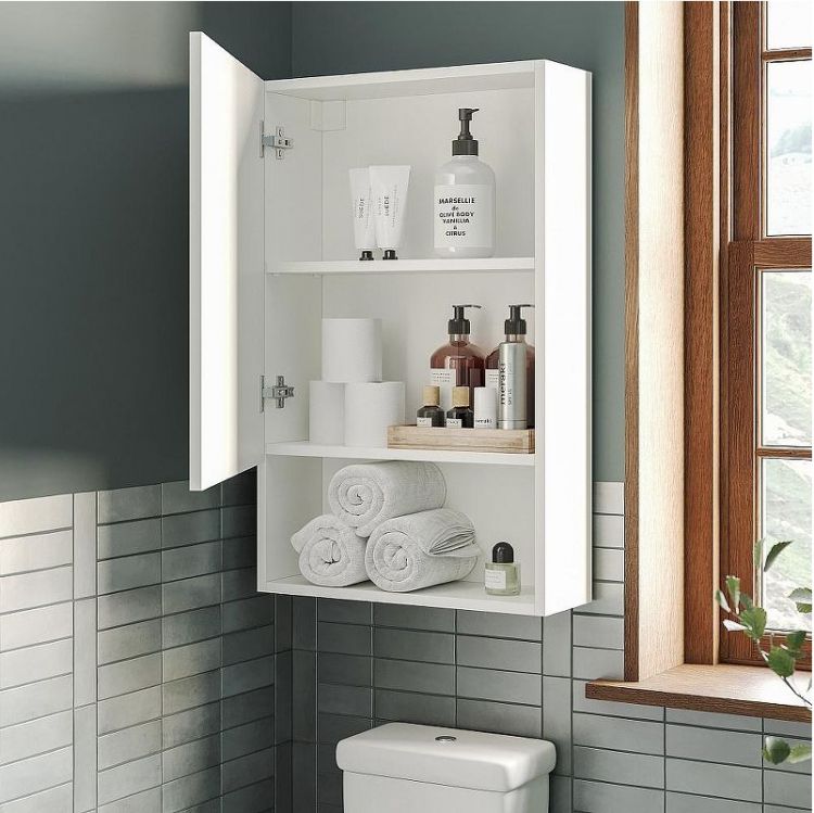 Подвесной шкаф DIWO Тула 50 TUL.SP.50-80/P/W над стиральной машиной цвет Белый