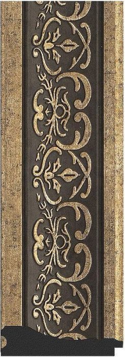 Зеркало Evoform Exclusive Floor 204х84 BY 6132 с фацетом в багетной раме - Вензель серебряный 101