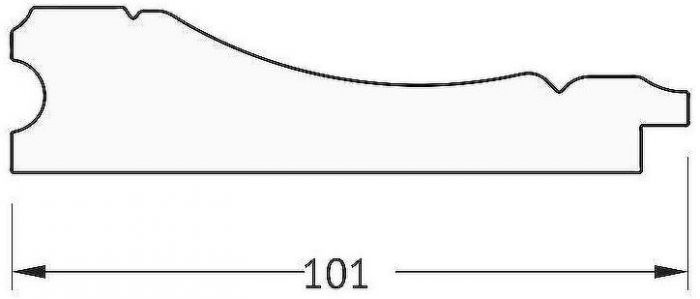 Зеркало Evoform Exclusive Floor 204х84 BY 6132 с фацетом в багетной раме - Вензель серебряный 101
