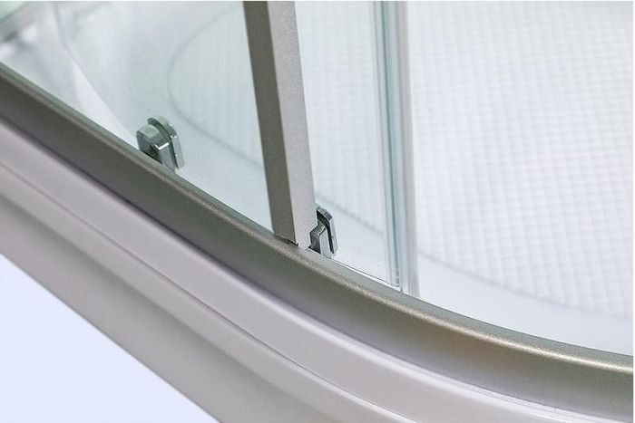 Душевая кабина WeltWasser WW500 Emmer 11015 110x110 10000003286 профиль Хром стекло прозрачное