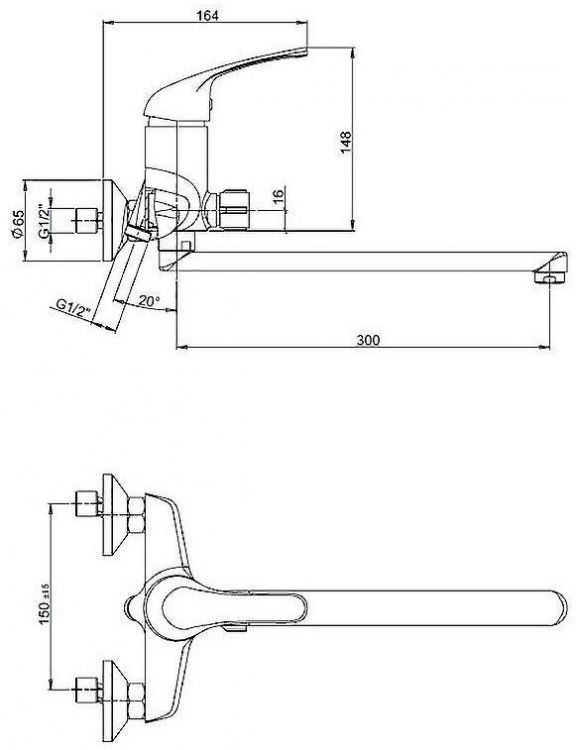 Смеситель для ванны Paini Trento TRCR119LMKM универсальный Хром Смеситель для ванны Paini Trento TRCR119LMKM универсальный Хром