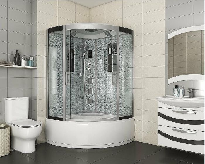 Душевая кабина Niagara Luxe 120x120 NG-7744W с гидромассажем