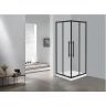 Душевой уголок Esbano Flex 90x90 ESOGF90KVB профиль Черный стекло прозрачное