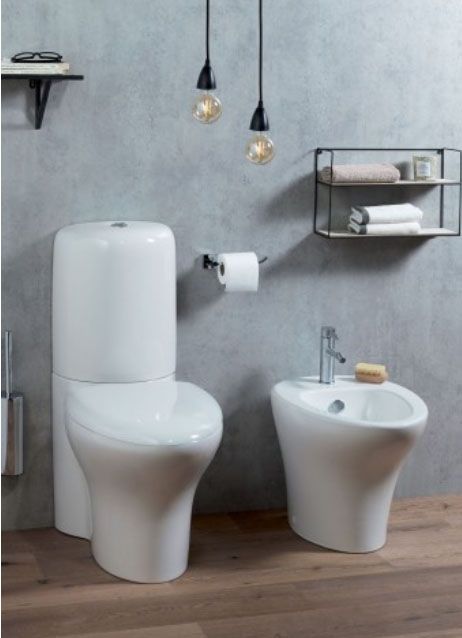 Дизайн унитаза напольного Nouvelle Vague UJK102-00 с напольным биде