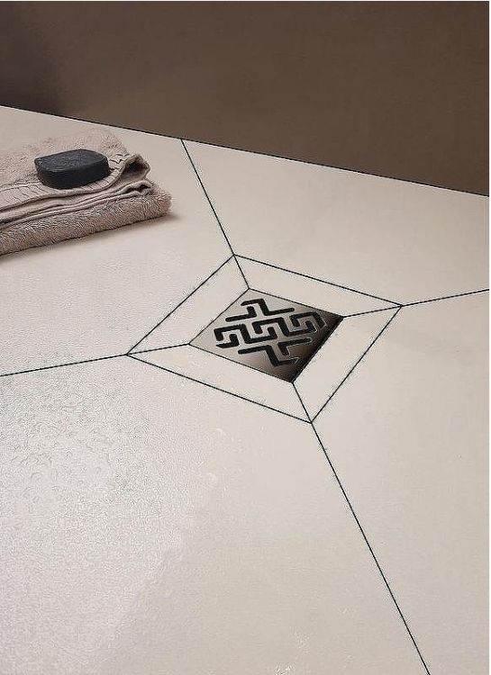 Душевой трап Berges Zentrum Antik 150x150 090365 с решеткой Хром матовый Душевой трап Berges Zentrum Antik 150x150 090365 с решеткой Хром матовый