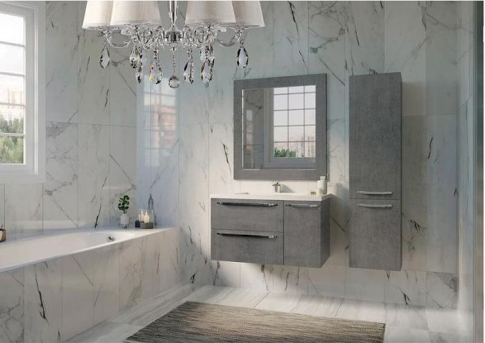 Зеркало Bellezza Луиджи 60 4619209000429 Серое