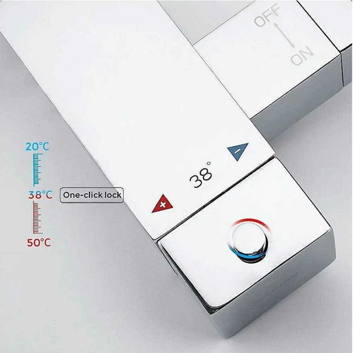 Гигиенический душ со смесителем Gappo G7207-40 с термостатом Хром