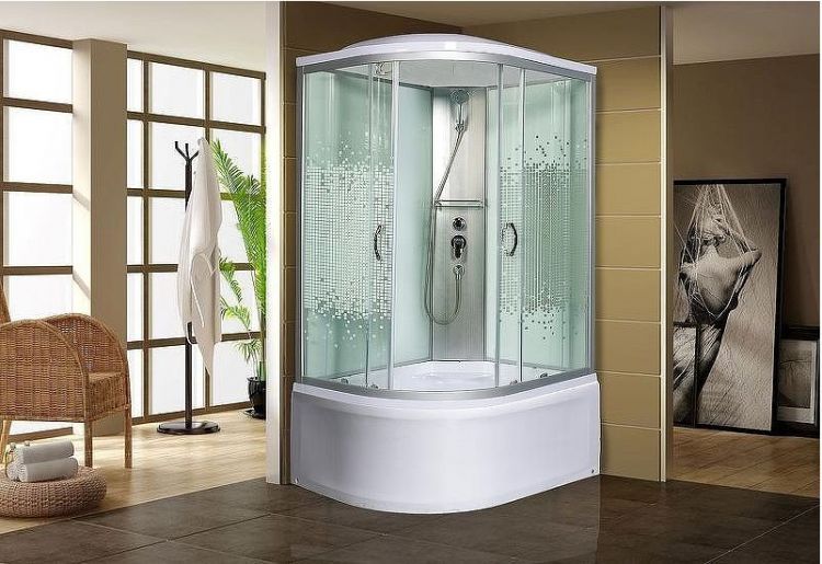 Душевая кабина Мономах XL 120x90x44 МЗ R 10000012124 без гидромассажа