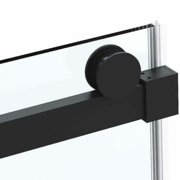 Душевой уголок Vincea Como Soft 110x80 VSR-1CS8011CLB профиль Черный стекло прозрачное