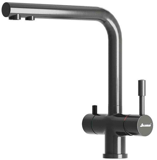 Смеситель для кухни Seaman Visconti SSL-7328-GL цвет Светлая оружейная сталь