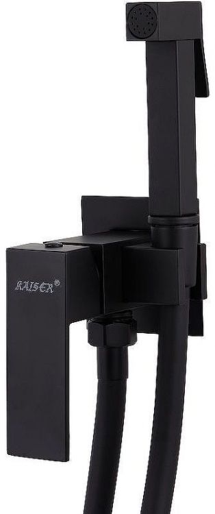 Гигиенический душ со смесителем Kaiser Sonat 34777-2 Черный матовый Гигиенический душ со смесителем Kaiser Sonat 34777-2 Черный матовый