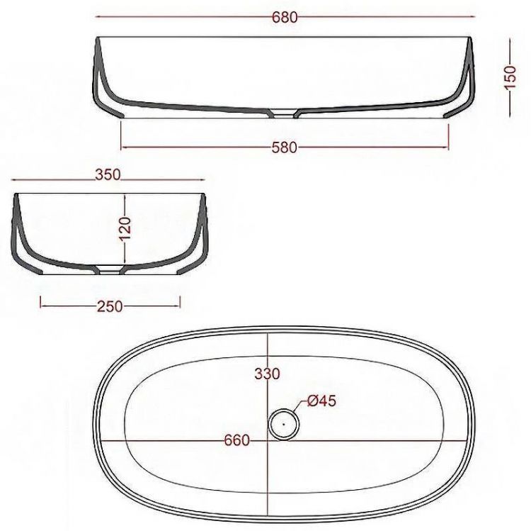 Раковина-чаша Artceram Cognac 68 COL005 05 00 Белая матовая Раковина-чаша Artceram Cognac 68 COL005 05 00 Белая матовая