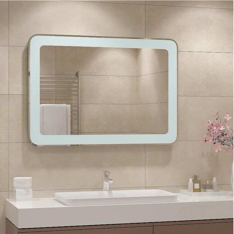 Зеркало Континент Velvette 1000x700 ЗЛП466 с подсветкой с сенсорным выключателем Зеркало Континент Velvette 1000x700 ЗЛП466 с подсветкой с сенсорным выключателем