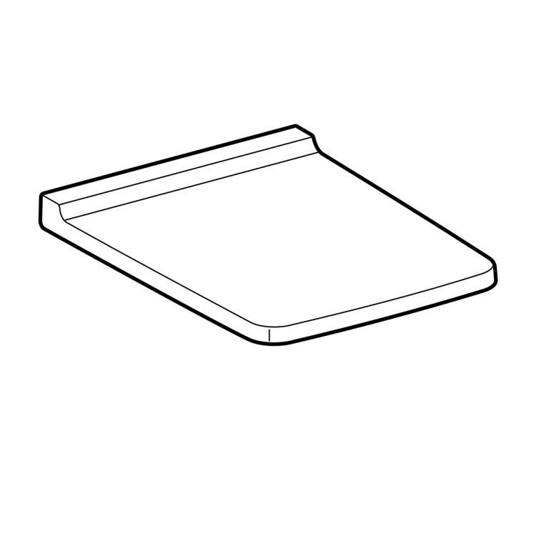 Сиденье Geberit Xeno? с механизмом плавного закрывания (soft close) [500.537.01.1]