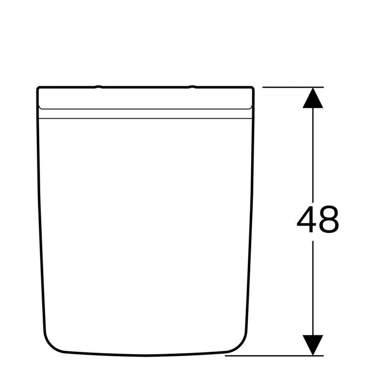 Сиденье Geberit Xeno? с механизмом плавного закрывания (soft close) [500.537.01.1]