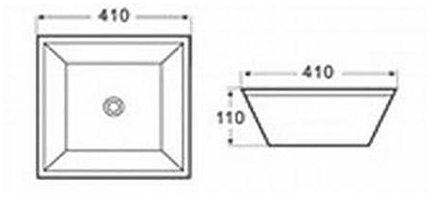 Раковина-чаша Laguraty 41 304G Белая